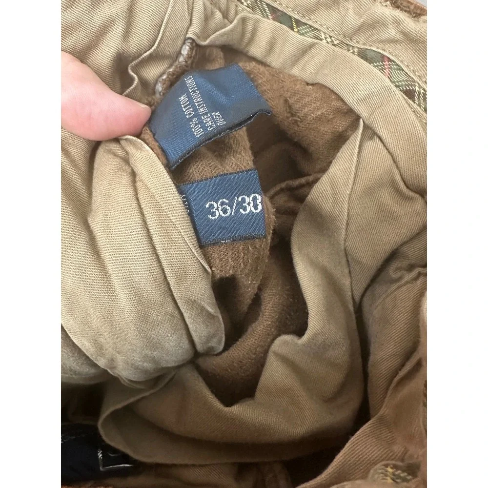 Polo Ralph Lauren Mens Brown Wide Wale Corduroy Pants‎ 100% Cotton 36/30
